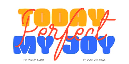 Puffoza Font Poster 5