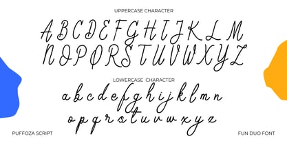 Puffoza Font Poster 2