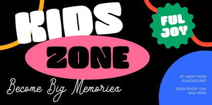 Puffoza Font Poster 6