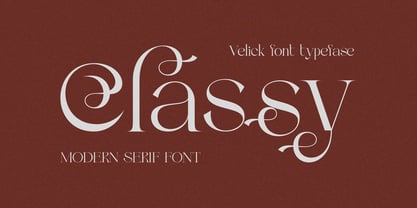 Velick Font Poster 9