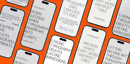 Matson Font Poster 12