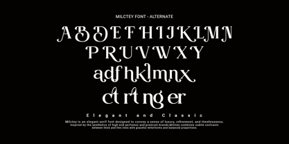 Milctey Font Poster 6