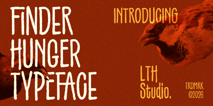 Finder Hunger Font Poster 1