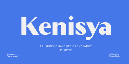 Kenisya Font Poster 1