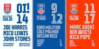 Total69 Font Poster 5