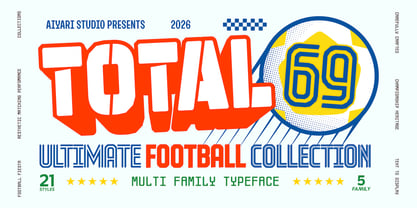 Total69 Font Poster 1