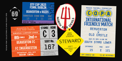 Total69 Font Poster 9