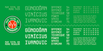 Total69 Font Poster 6