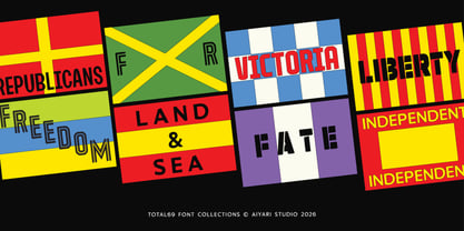 Total69 Font Poster 14