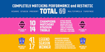 Total69 Font Poster 4