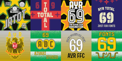 Total69 Font Poster 11