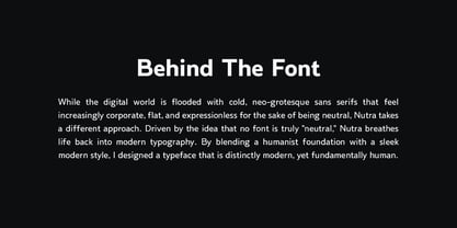 Nutra Font Poster 2
