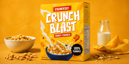 Chunkriot Font Poster 10