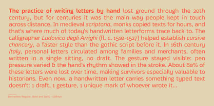 Bernadete Font Poster 7