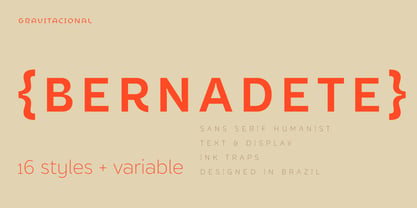 Bernadete Font Poster 1