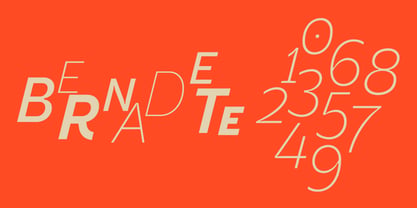 Bernadete Font Poster 12