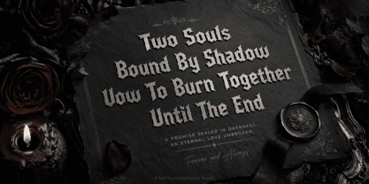 Bloodclaw Font Poster 5