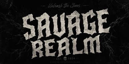 Bloodclaw Font Poster 8