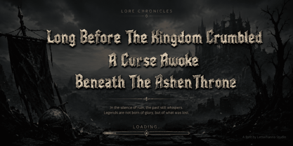 Bloodclaw Font Poster 6