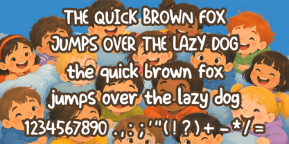 Student Kid Handwriting Font Poster 4