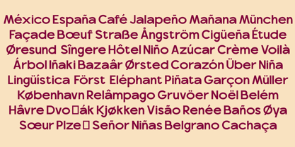 Scramble Font Poster 14