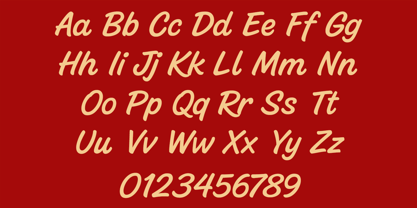 Over Wells Font Poster 5