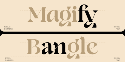 Regona Font Poster 9
