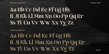 Regona Font Poster 10