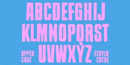 Mlue Font Poster 2