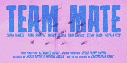 Mlue Font Poster 7