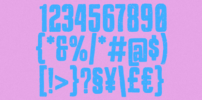Mlue Font Poster 4