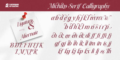 Michiko Font Poster 3