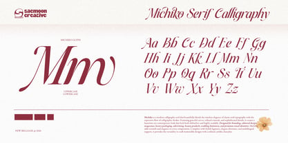 Michiko Font Poster 2