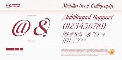 Michiko Font Poster 4