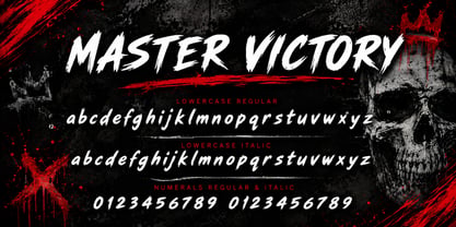 Master Victory Font Poster 8