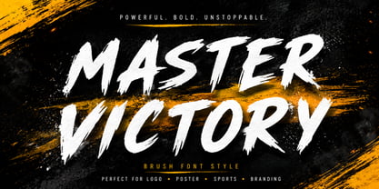 Master Victory Font Poster 1