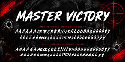 Master Victory Font Poster 10