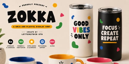 Zokka Font Poster 4