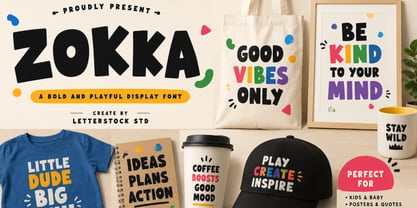 Zokka Font Poster 2