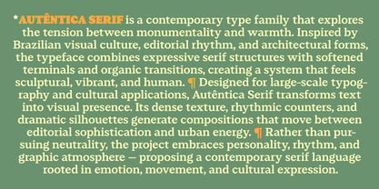 Autêntica Serif Font Poster 6
