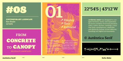 Autêntica Serif Font Poster 2