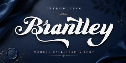 Brantley Script Font Poster 1