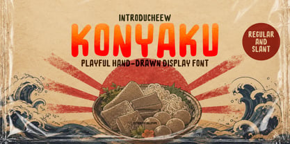 Konyaku Font Poster 1