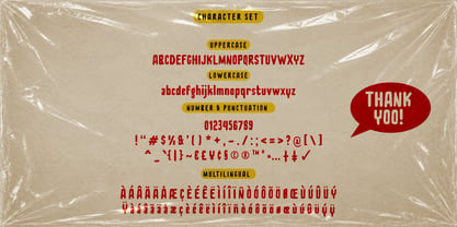 Konyaku Font Poster 5
