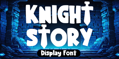 Knight Story Font Poster 1