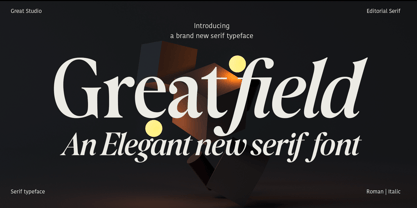 Greatfield Font Poster 1