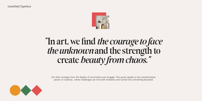 Greatfield Font Poster 11