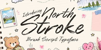 North Stroke Font Poster 1