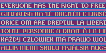 Zagora Font Poster 7