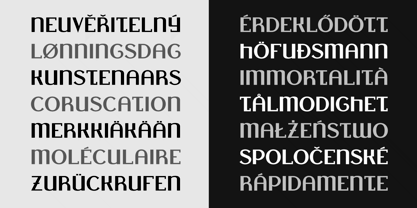 Zagora Font Poster 4